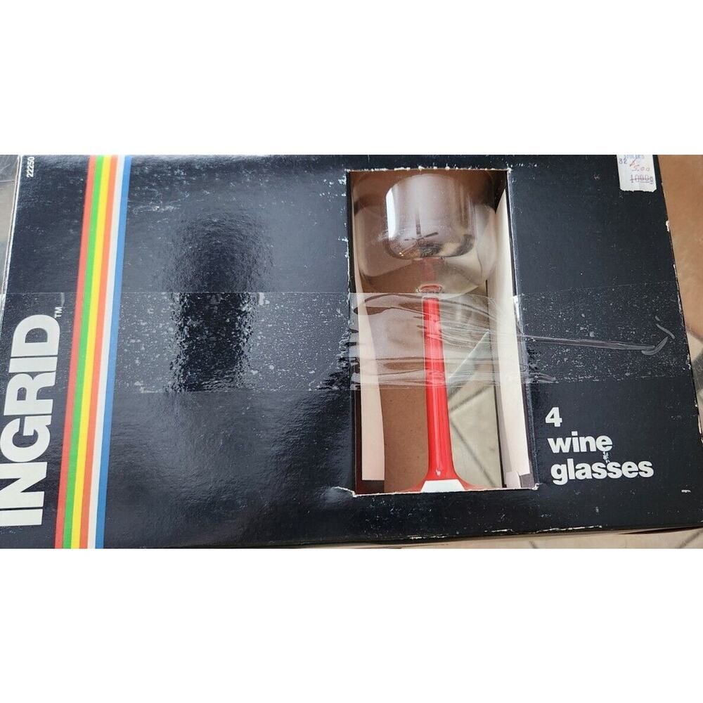 ingrid wine Vintage 4 Red Stemmed